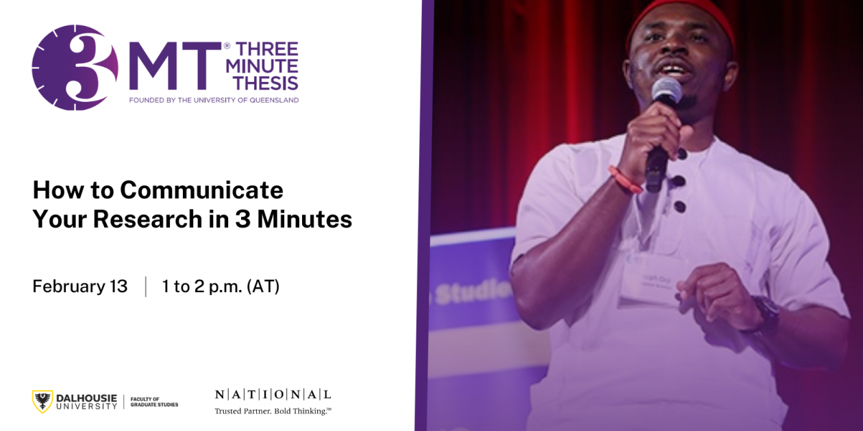 3MT: How to Communicate Your Research in 3 Minutes / Event Calendar ...