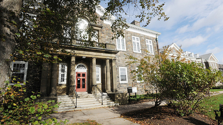 Exterior view of the Macdonald Building on Studley Campus.