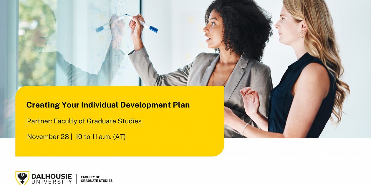 GradPD Creating Your Individual Development Plan / Event Calendar Dalhousie University