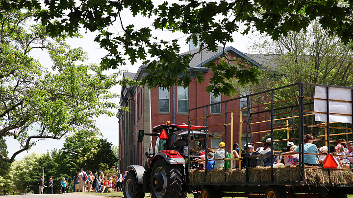 Community Day wagon ride