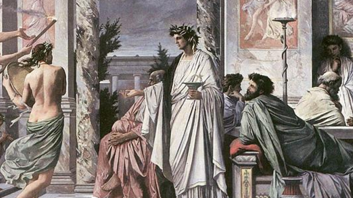 Anselm Feuerbach, The Symposium (1869 version)