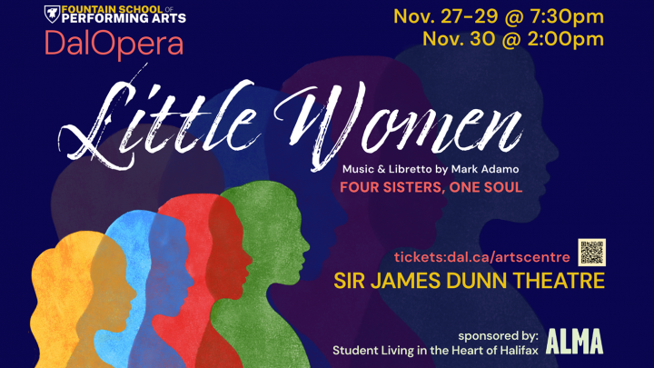 Banner for the Little Women Opera